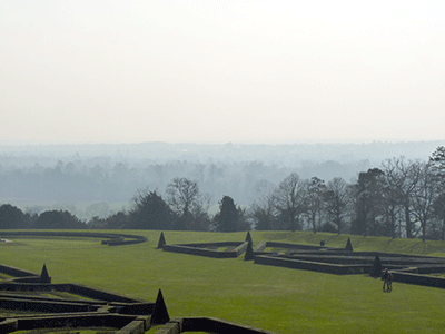 A view from the house over in the direction of Maidenhead